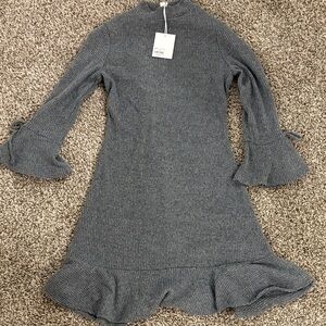 LC Lauren Conrad Charcoal Kids Dress